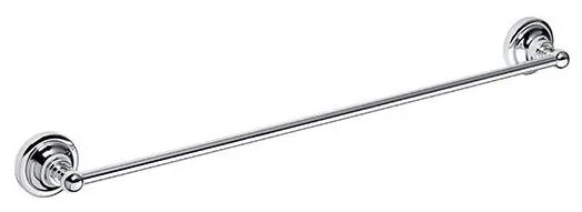 Suport pentru prosoape 66,5 x 6,5 cm, argintiu