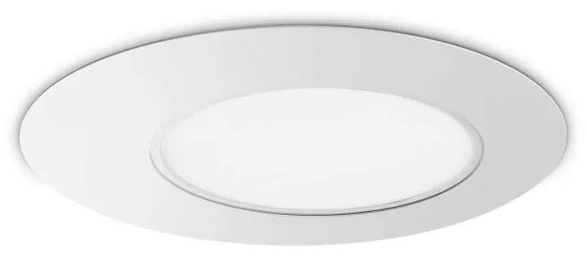 Plafoniera LED design slim circular Iride pl d60 alba