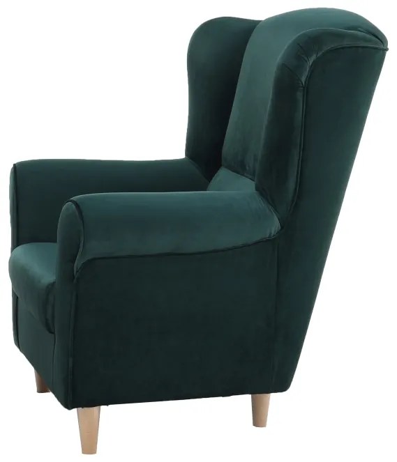 Fotoliu tesatura Culoare Smarald, CHARLOT