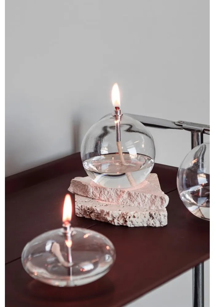 Lampă cu ulei din sticlă (înălțime 10 cm) Aura – Mette Ditmer Denmark
