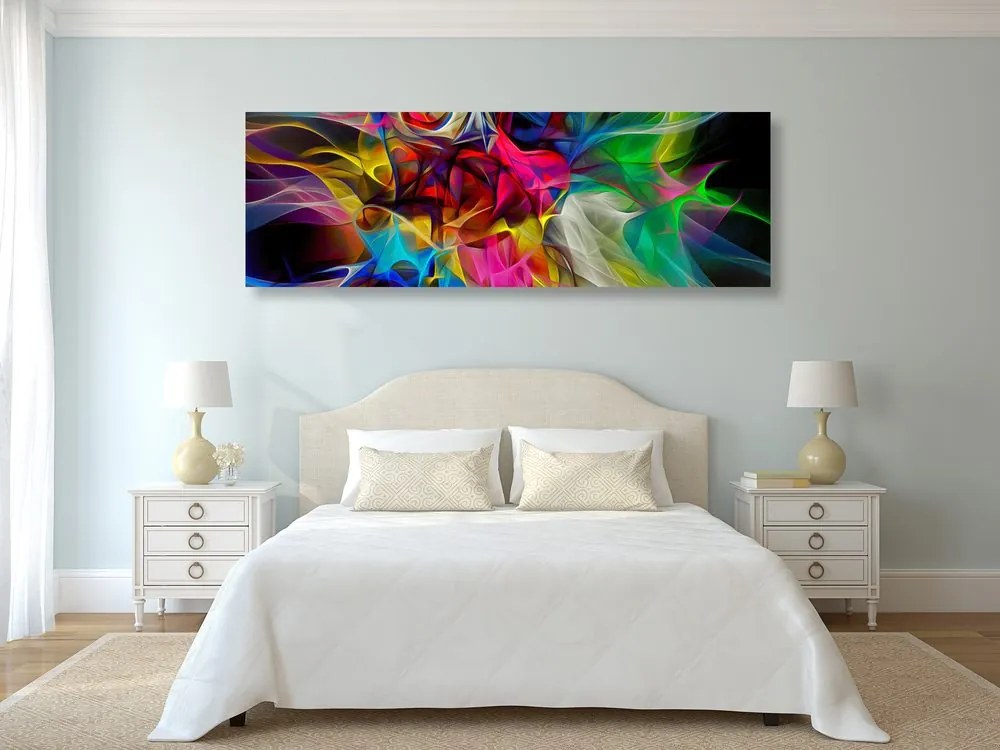 Tablou haosului colorat abstract
