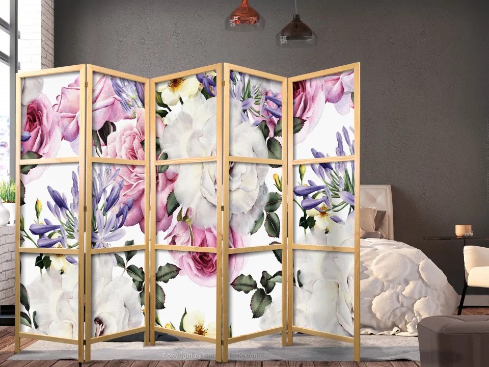 Paravan japonez - Floral Glade II [Room Dividers] Japanese