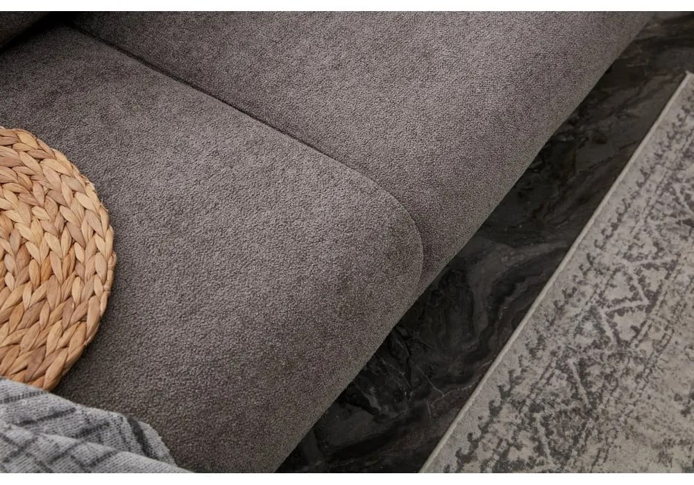 Colțar gri (cu colț pe partea stângă/cu șezlong) Simena – Balcab Home