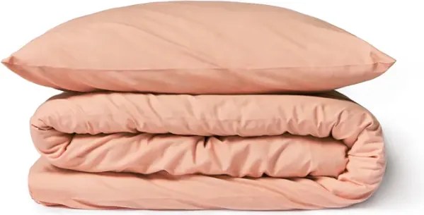 Lenjerie de pat din bumbac CALMORA roz prafuită Dimensiune lenjerie de pat: 2 buc 70 x 90 cm | 200 x 220 cm