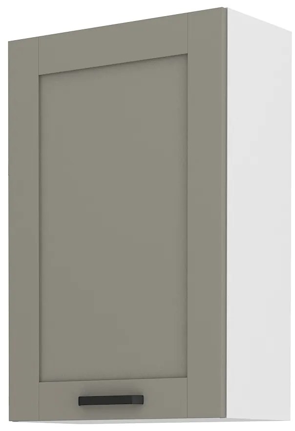 Dulap superior de bucătărie Lucid 60 G 90 1F (claygrey + alb). 1045456