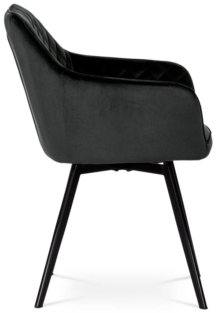 Set de scaune de sufragerie DCH-425 BK4, 2 buc.