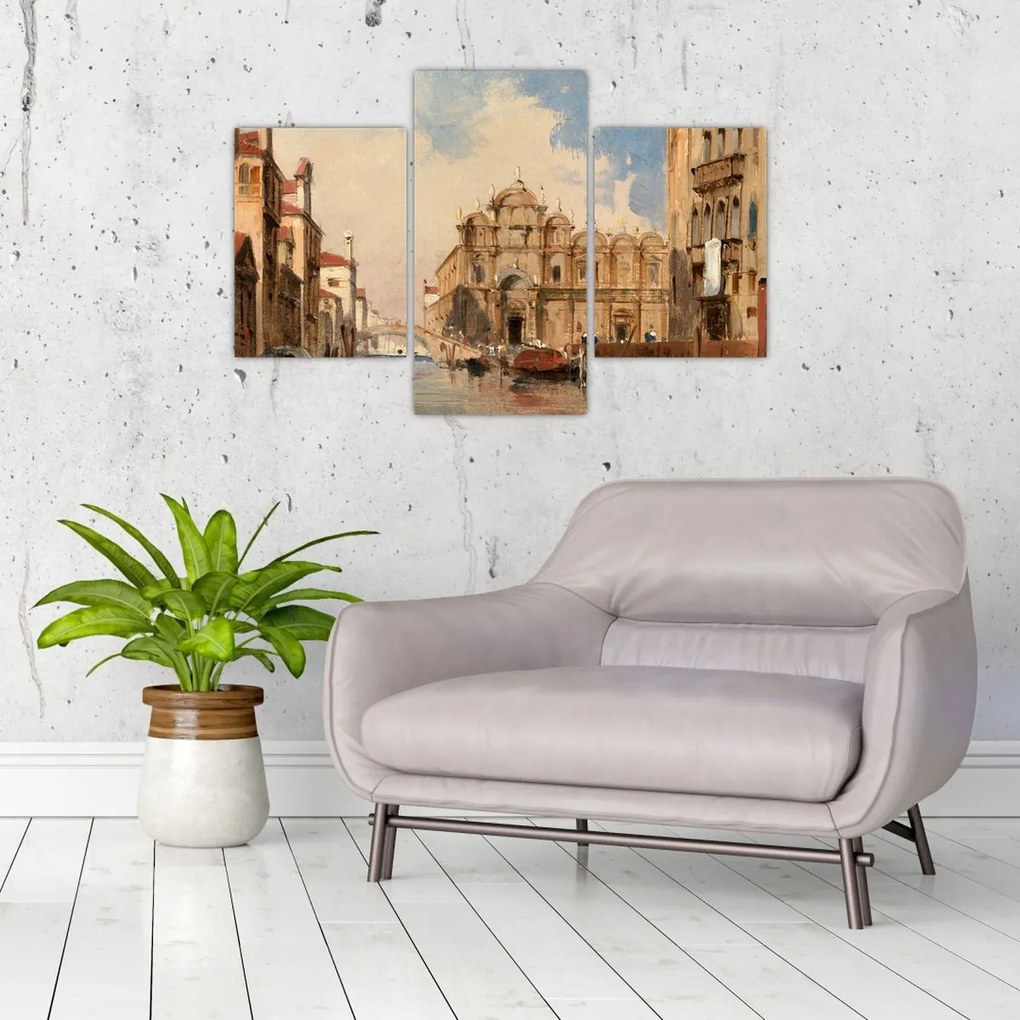 Tablou - Jules-Romain Joyant, The Scuola di San Marco, Venice, reproducere (90x60 cm)