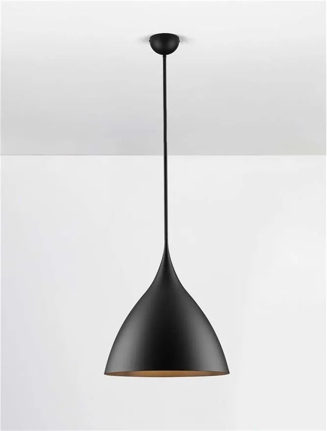 Lustra/Pendul metalic design decorativ SYNTOPIA negru