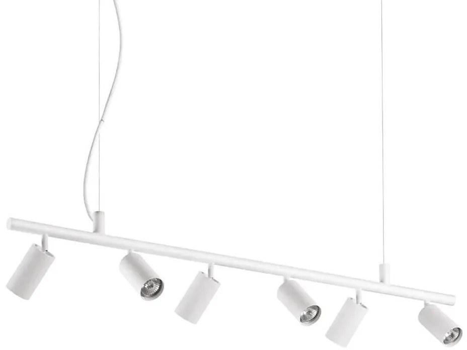 Lustră LED pe cablu Ideal Lux DYNAMITE 6xGU10/7W/230V CRI 90 alb