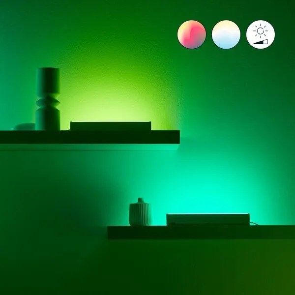 WiZ - Set 2x lampă LED RGBW dimabilă BAR LED/5,5W/230V Wi-Fi