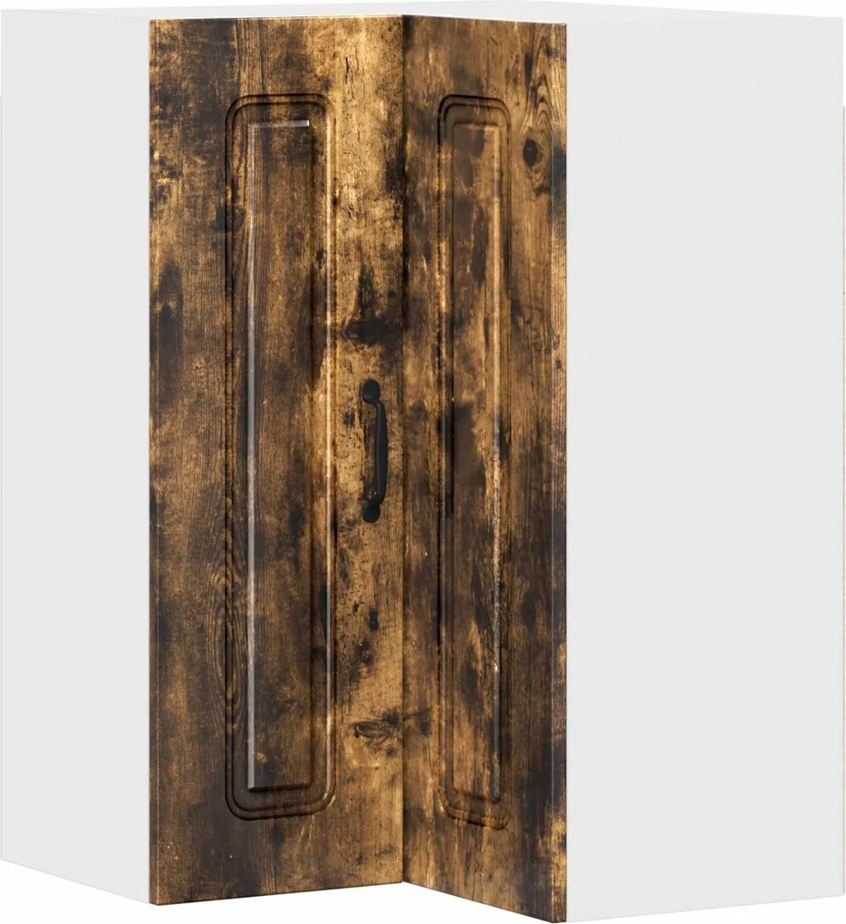 vidaXL Dulap de bucătărie Kalmar Stejar fumuriu 57 x 57 x 80 cm