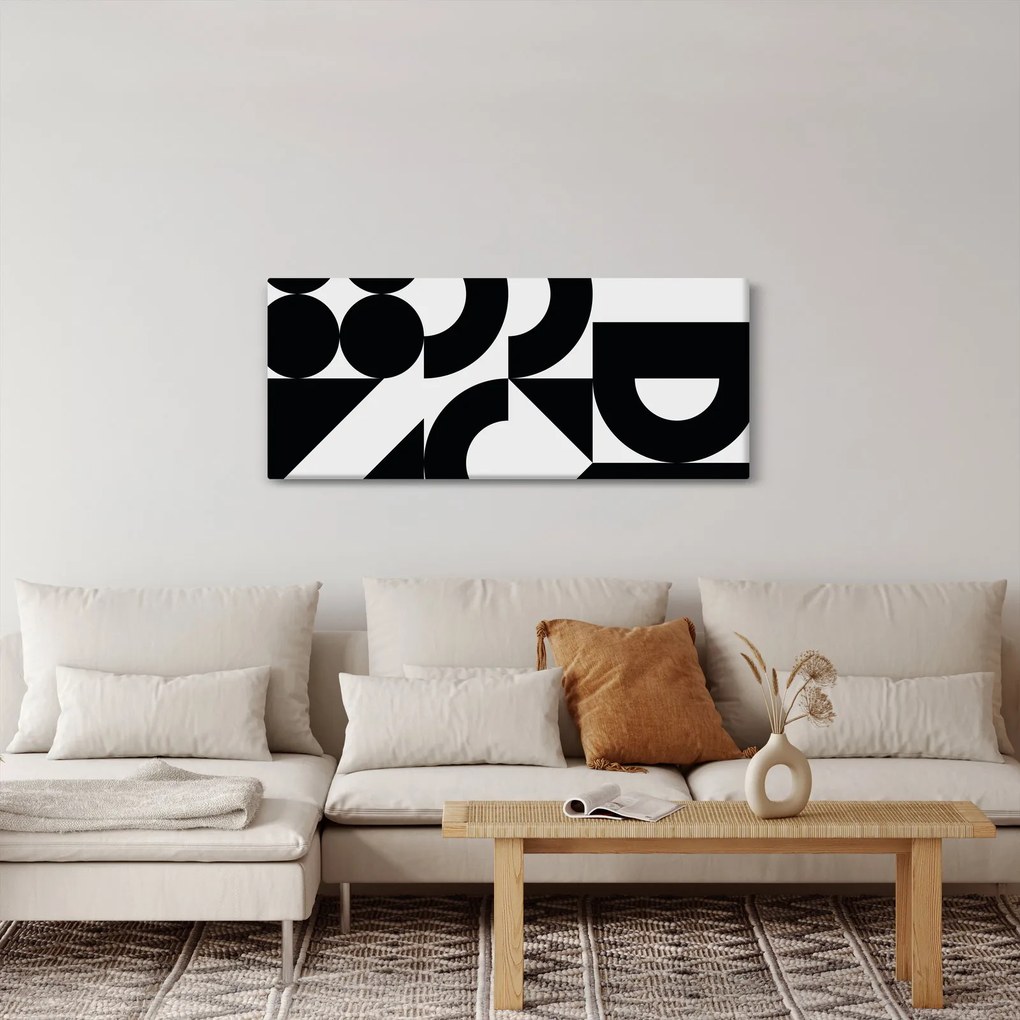 Tablou - Abstracție geometrică N⁰2 (120x50 cm)