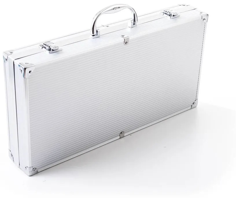 Set de unelte pentru grătar G21, 17 buc, carcasă aluminiu