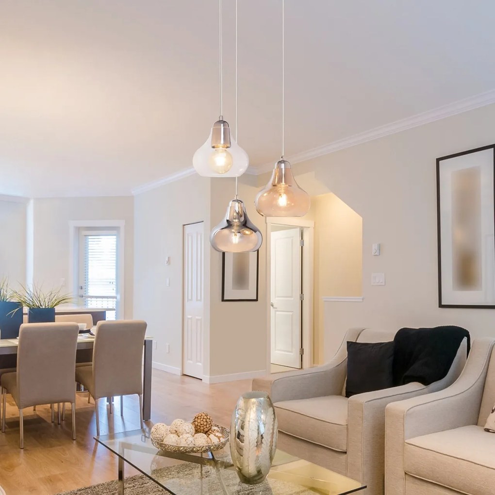 Lustra moderna cu 3 pendule Jezabel 7977 RX