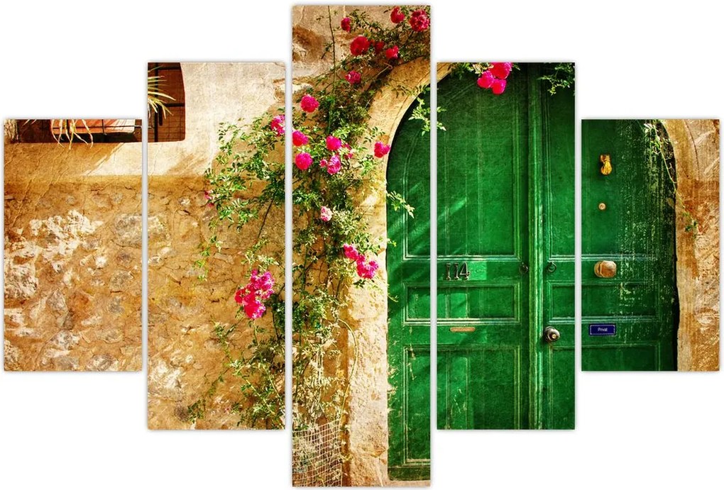 Tablou - Ușă veche (150x105 cm)