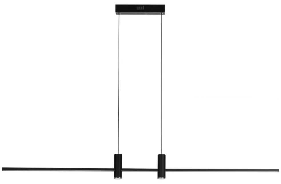 Lustra LED suspendata cu telecomanda GERARDO CCT DIMM BK