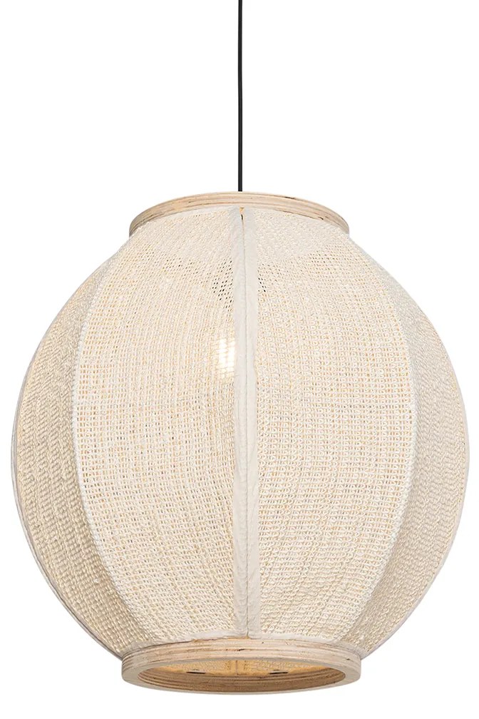 Lampă suspendată orientală naturală 46 cm - Rob