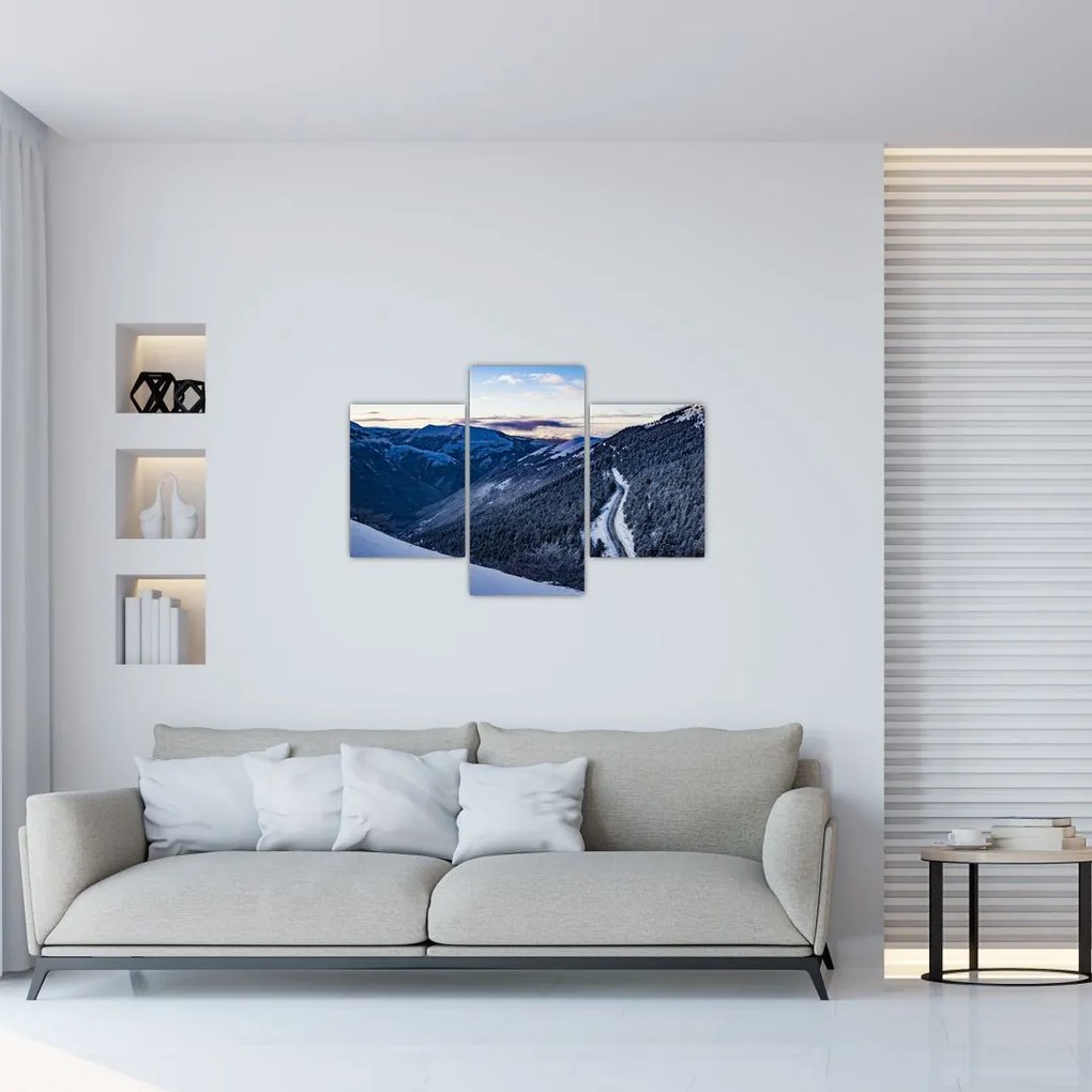 Tablou - Pantă înzăpezită (90x60 cm)