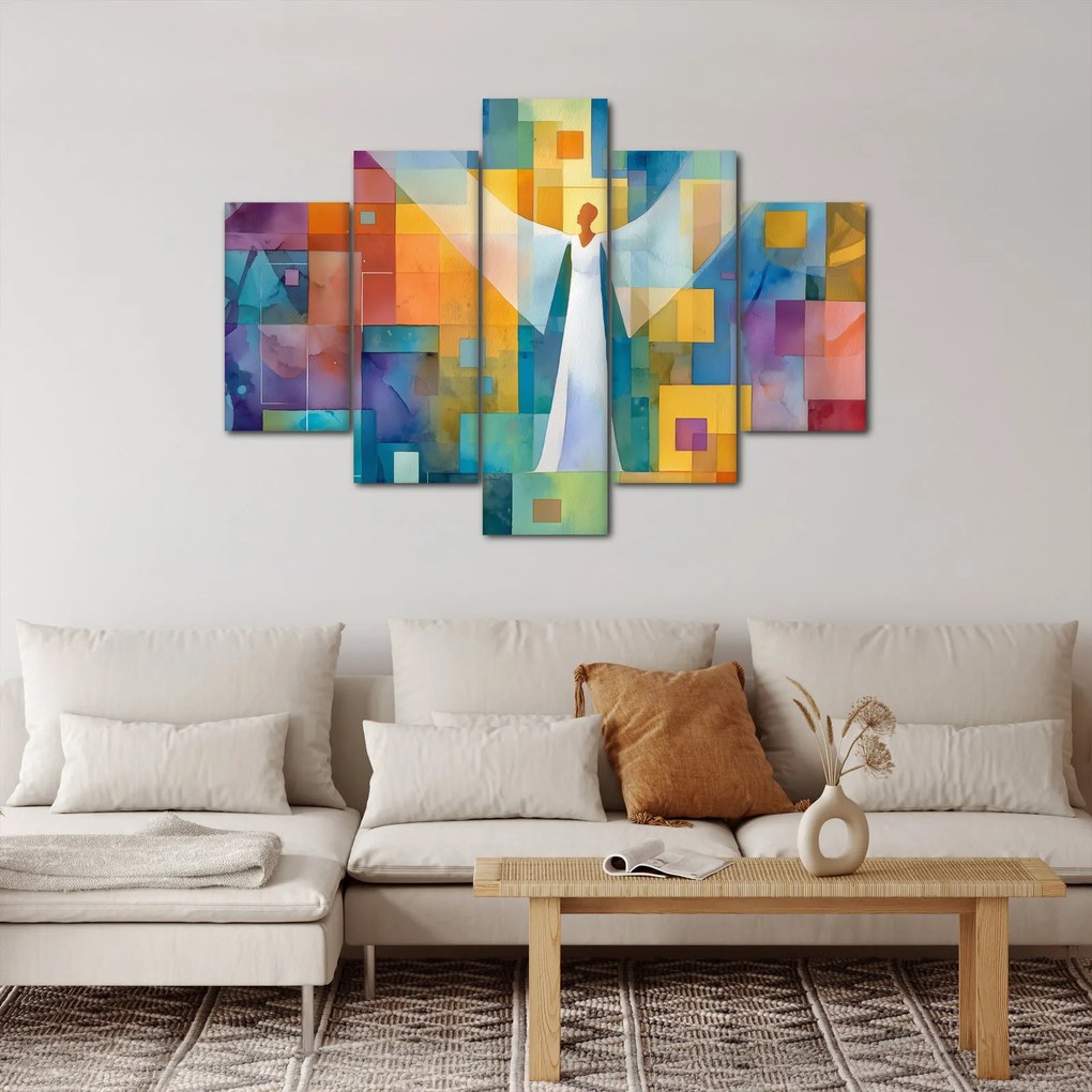Tablou - Înger geometric (150x105 cm)