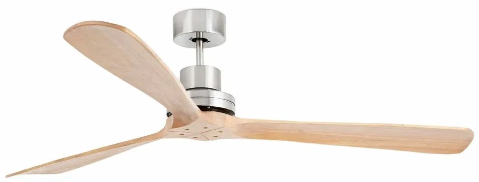 Ventilator de tavan cu telecomanda LANTAU XL nickel/lemn pin