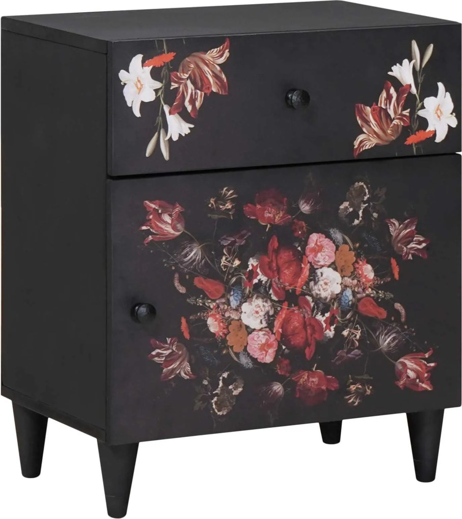 vidaXL Noptieră Multicolour 50 x 33 x 60 cm Lemn de mango solid