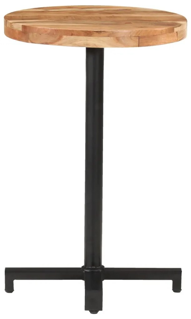 320275 vidaXL Masă de bistro, Ø50x75 cm, lemn masiv de acacia, rotund