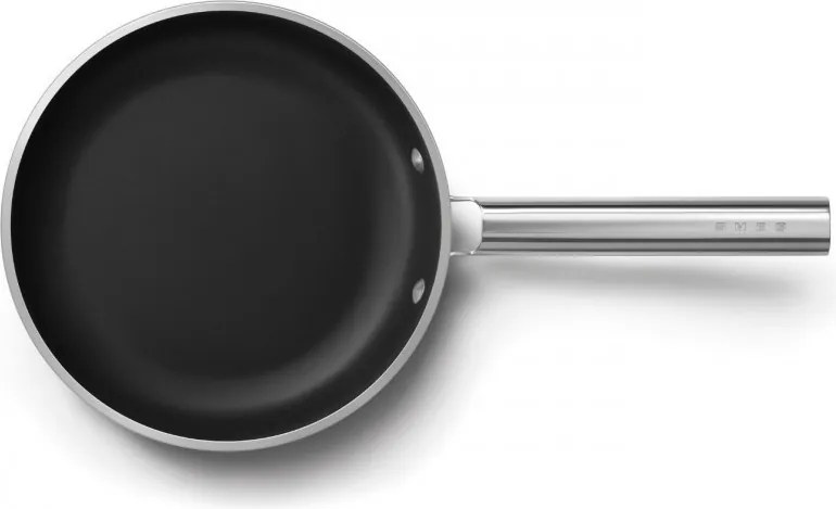 Tigaie SMEG FPF2002BLM, 1,5 l, Ø20 cm, Acoperire ceramica antiaderenta, Pana la 250°C, Fara PFAS, Inductie, Negru