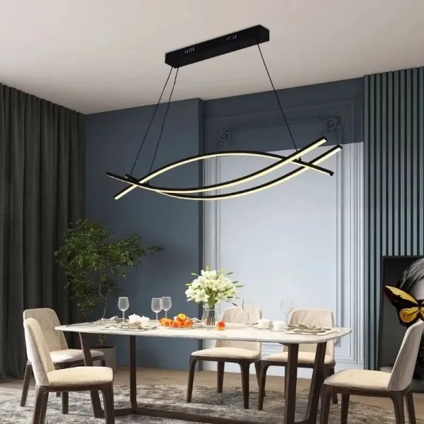 Lustră LED dimabilă pe cablu LED/70W/230V 3000-6500K + telecomandă