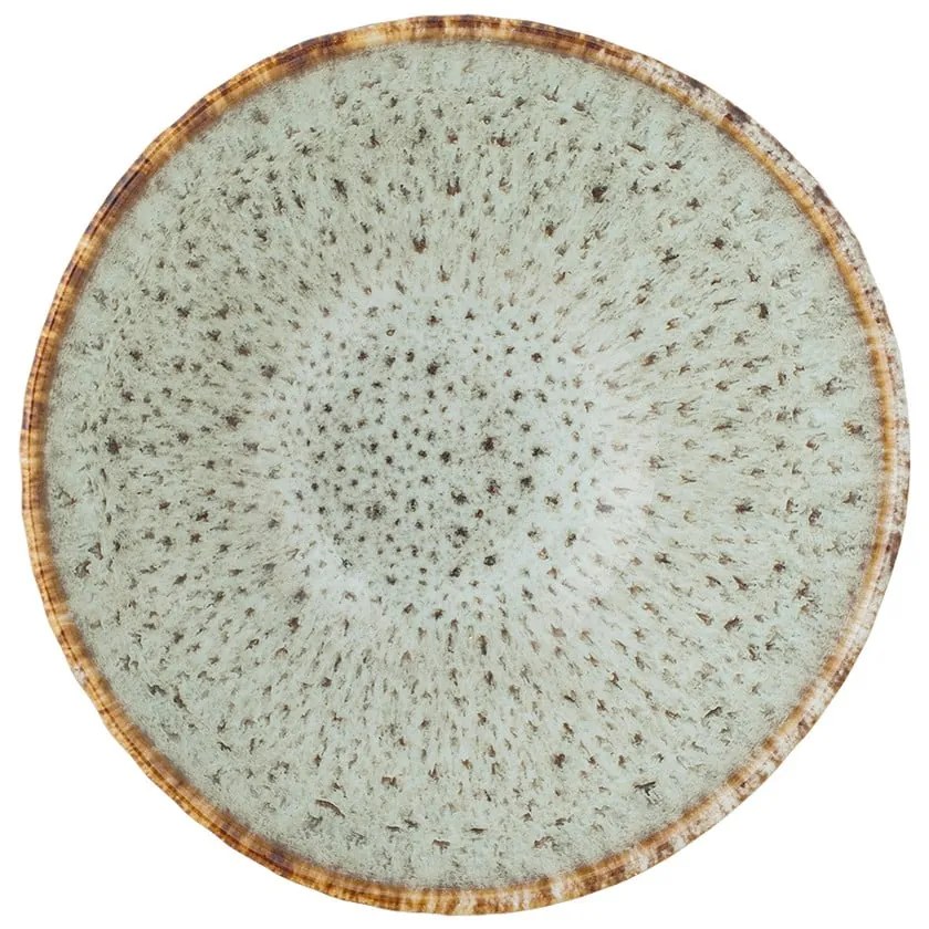 Bol mic albastru/bej pentru servire/pentru fructe din gresie 200 ml Fleur – Bloomingville