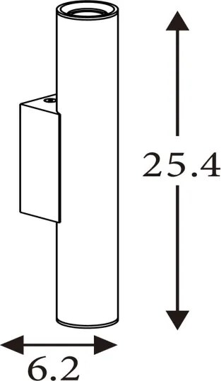 Searchlight 28125GO - Aplica de perete BEACON 2xGU10/10W/230V aurie