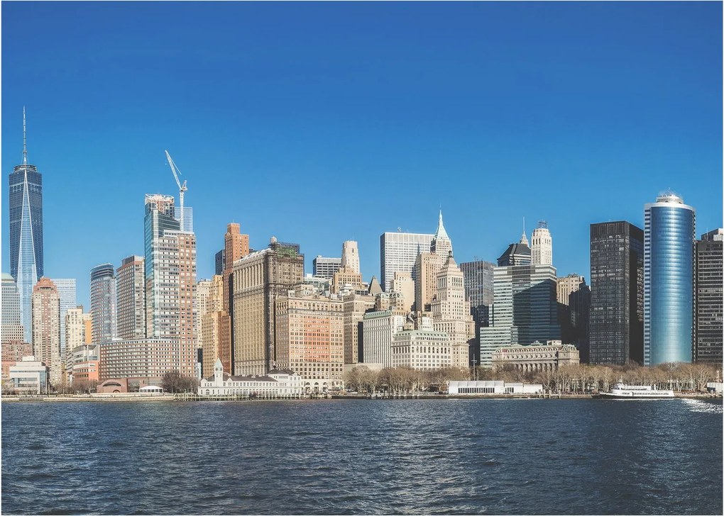 Tablou pe sticlă - Manhattan în New York (70x50 cm)