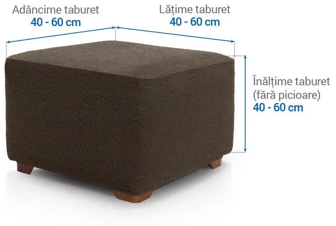Huse super elastice HARMONIA tutunului taburet (40 - 60 cm)