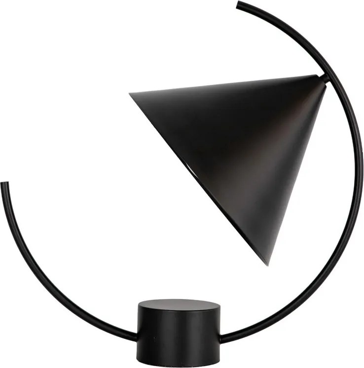 Lampa de masa din otel negru Contemporary