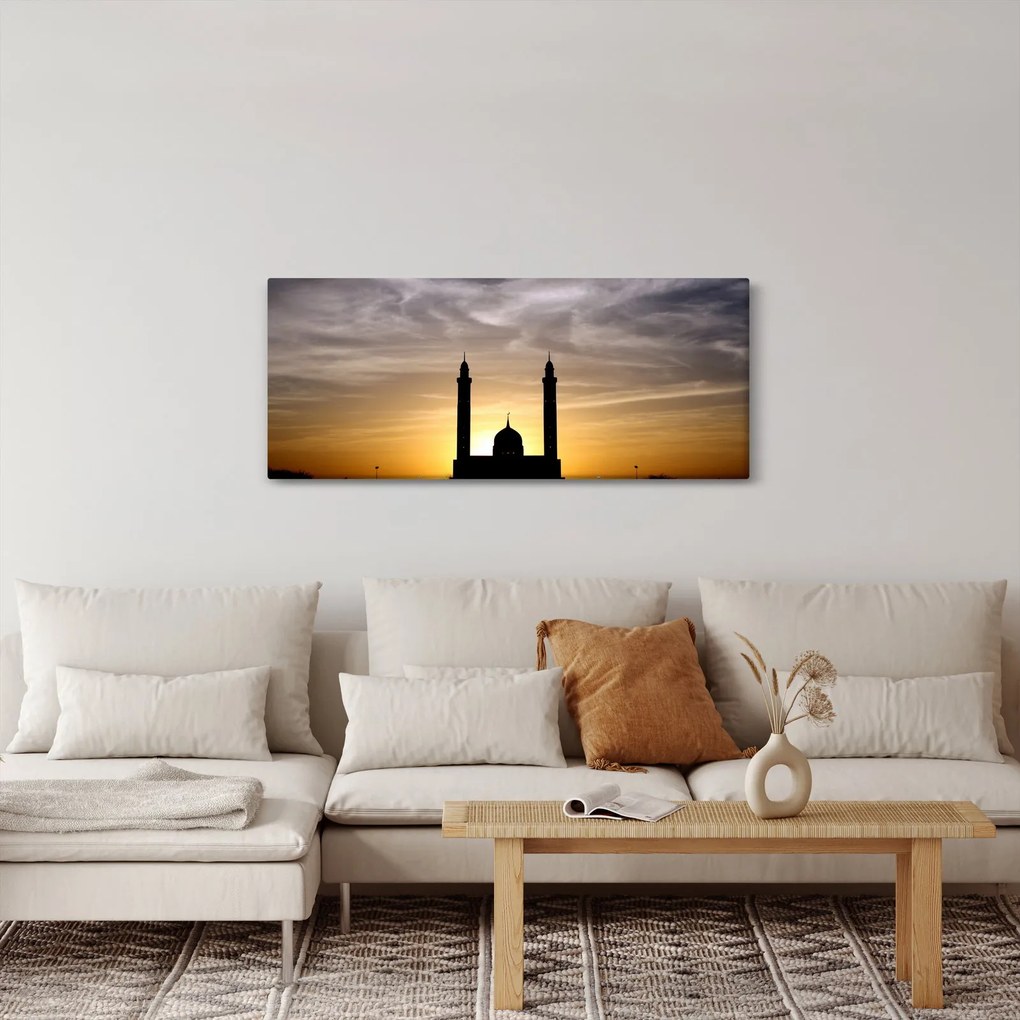 Tablou cu obiect istoric (120x50 cm)