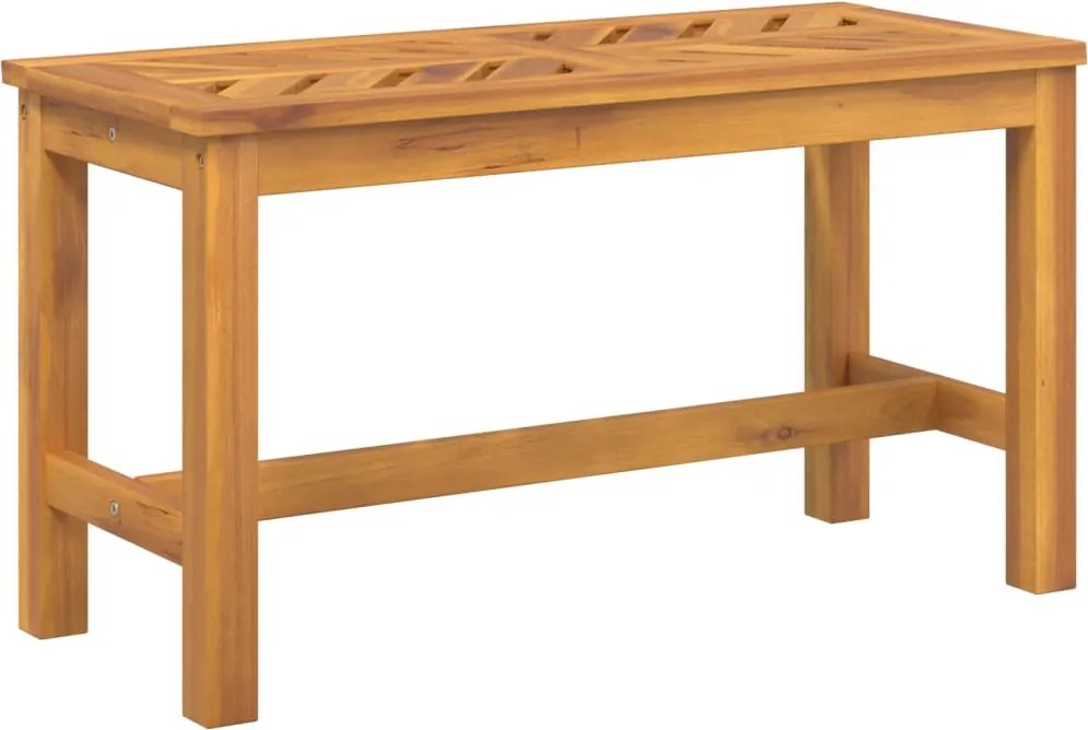 vidaXL Bancă de grădină, 80 cm, lemn masiv de acacia