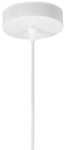 Lustră suspendată pe cablu BOHO 1xE27/60W/230V Ø 40 cm, crem/jută