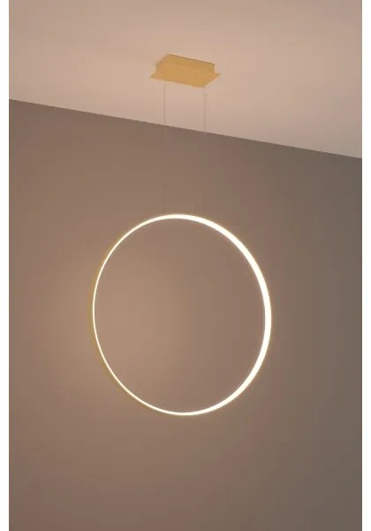 Lustră LED pe cablu RIO LED/50W/230V CRI90 3000K d. 78 cm auriu Thoro TH.175