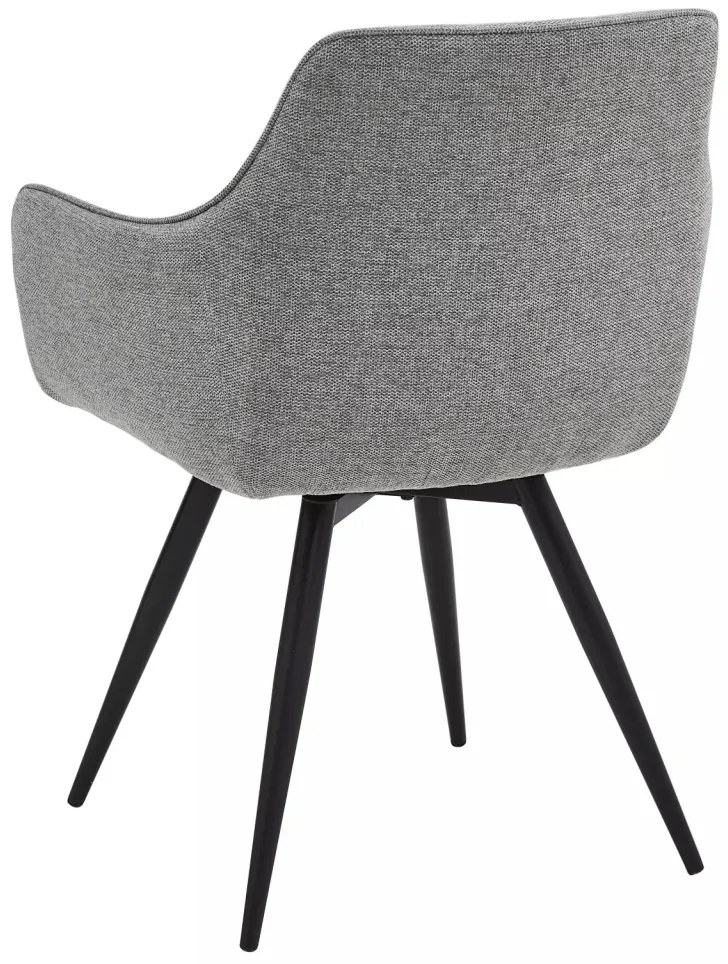 Scaun rotativ Ballo gri/negru Brego07