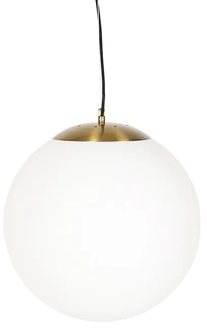 Lampă suspendată scandinavă sticlă opală 40 cm - Ball 40