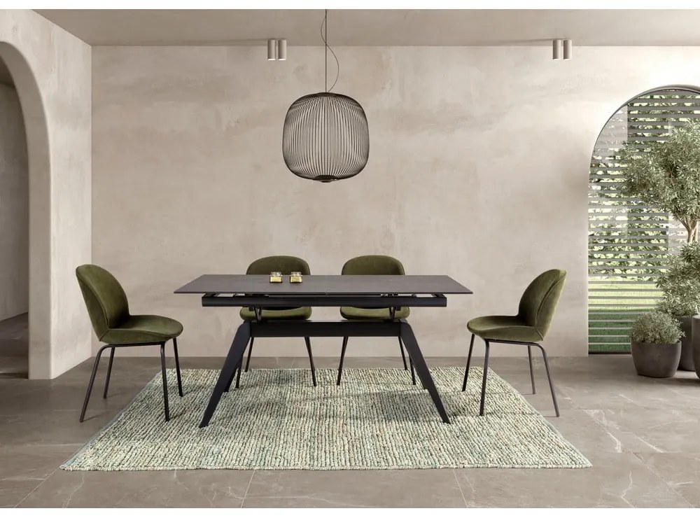 Masă de dining din ceramică 90x160 cm Lula – Marckeric