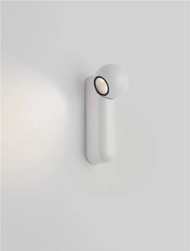 Aplica cu spot LED stil minimalist 2700K NOTIC alb