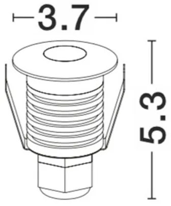 Spot LED incastrabil ambiental de exterior IP67 BANG NVL-8038401
