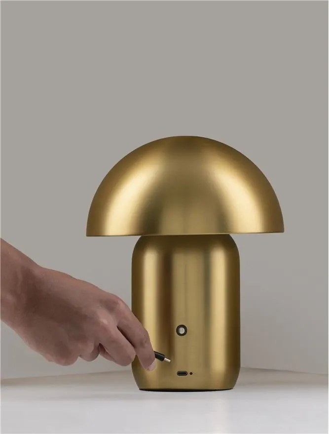 Veioza LED design decorativ POIS aurie, NVL-9050170