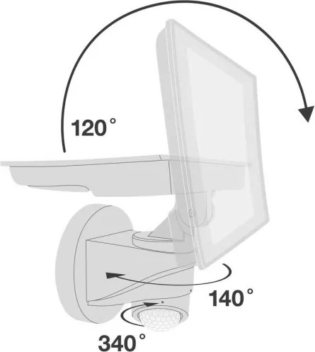 Telefunken - Proiector LED cu senzor, 20W/230V
