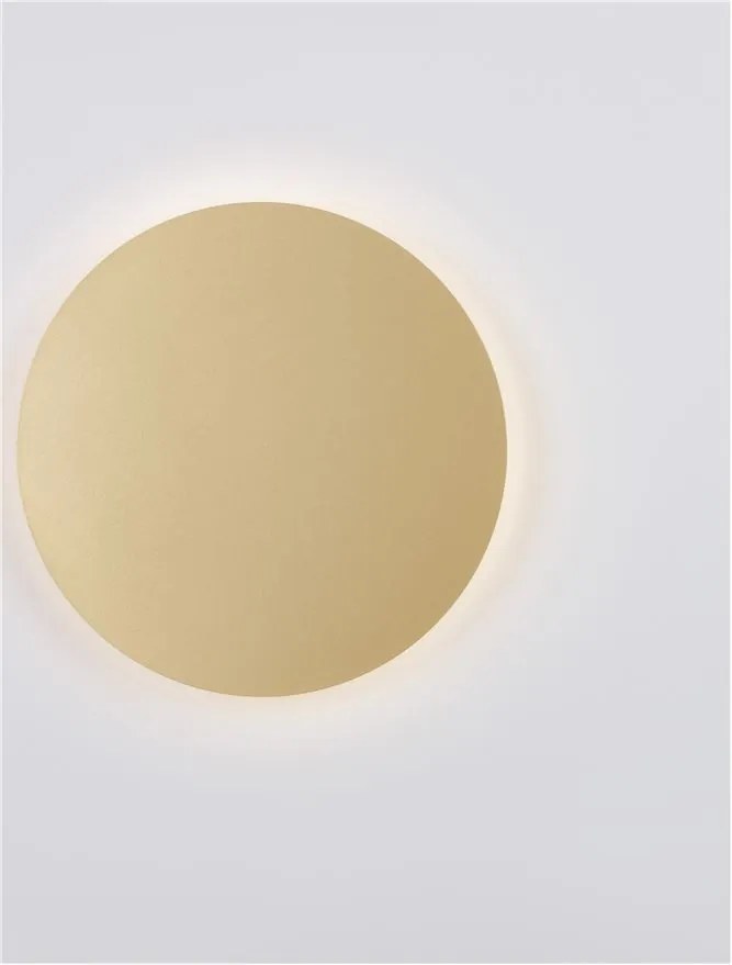 Aplica LED de perete design ambiental CYRCLE 30cm aurie