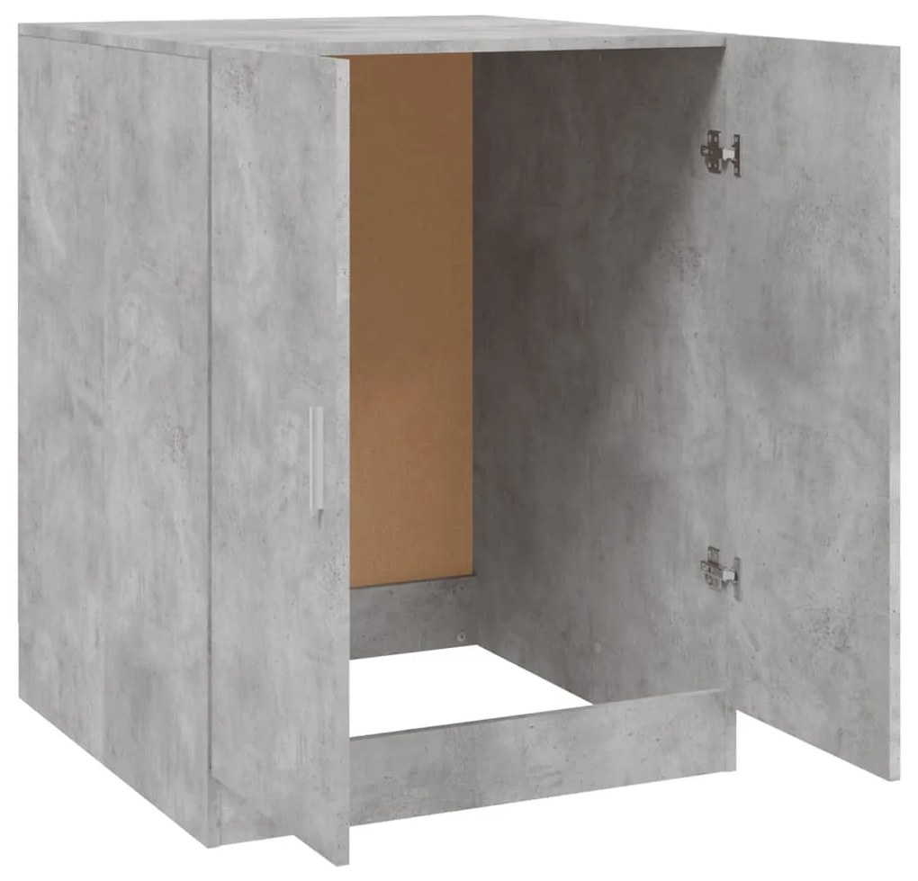 Dulap masina de spalat, gri beton, 71x71,5x91,5 cm Gri beton