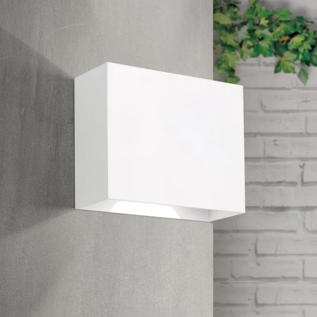 Aplica LED de perete exterior, lumina ambientala, protectie IP65, AKZENT alb