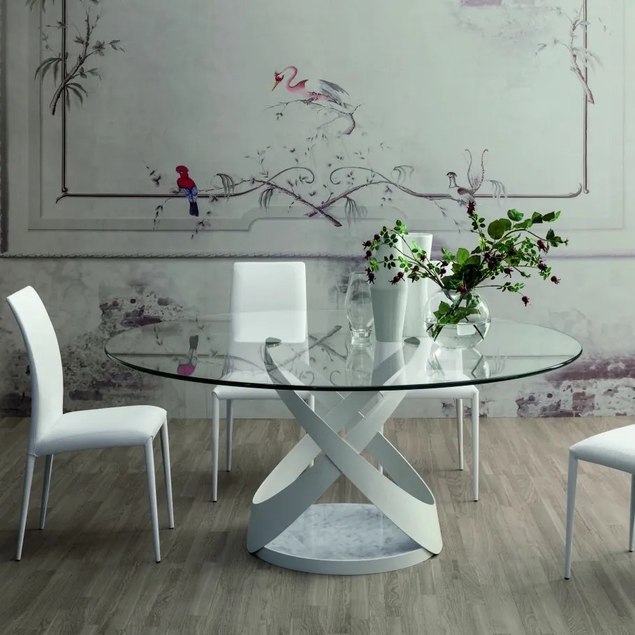 Masa ovala eleganta design LUX Capri 220x120cm