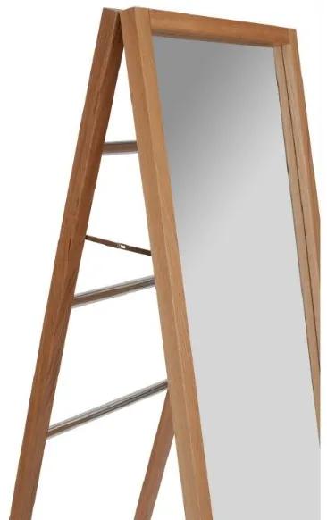 Oglinda inalta cu suport din lemn masiv de stejar Est