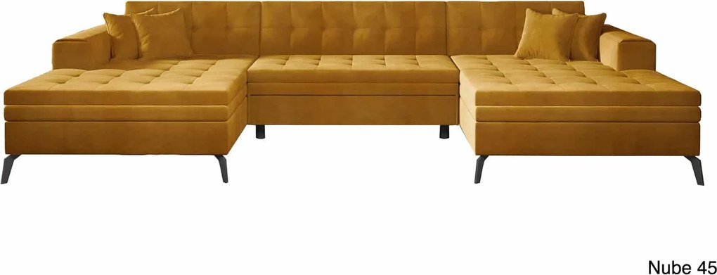 Colțar lemn masiv Formă U Extensibil Verti 350x170cm Personalizabil - Lukso 10